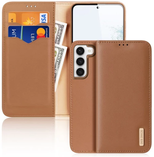 DUX DUCIS Θήκη book wallet HIVO with flap and RFID blocker για Samsung Galaxy S24 Ultra - Καφέ
