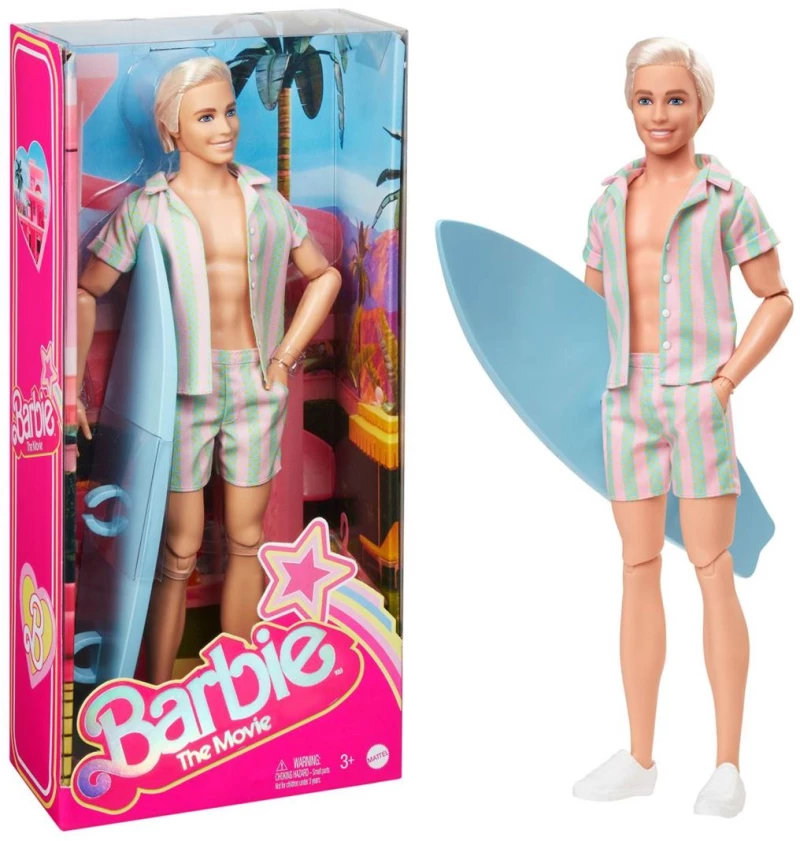 BARBIE MOVIE - KEN MOVIE STRIPE MATCHING SET - HPJ970