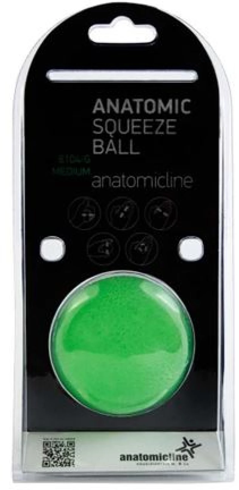 Anatomic LineSqueeze Ball Medium Μπαλάκι Ασκήσεως Χειρός Μέτριο Χρώμα: Πράσινο 1 Τεμάχιο