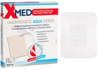 XMED Medisei X-Med Haemostatic Aqua Dress, Αδιάβροχα Aιμοστατικά Aυτοκόλλητα 10x8cm 5τμχ