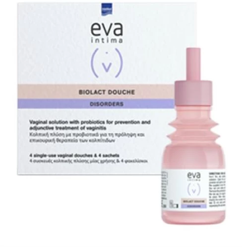Eva Intima Biolact Douche Κολπικές Πλύσεις με Προβιοτικά 4τμχ
