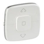 Πλακίδιο Διακόπτη Ρολών Περλέ Valena Allure 755149 Legrand 755149 Λευκό