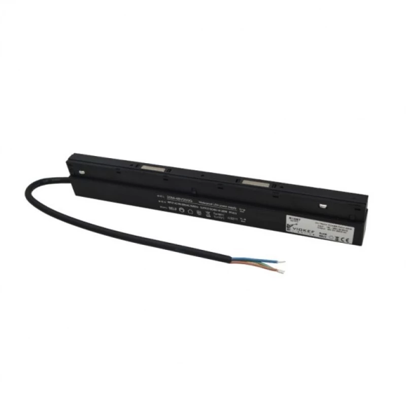 Τροφοδοτικό Μαγνητικής Ράγας 200W Magnetic Accessories Viokef R1097 Μαύρο