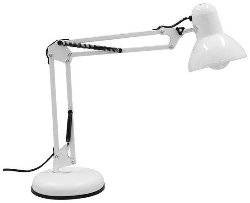 Επιτραπέζιο Φωτιστικό Γραφείου DESK Μονόφωτο Globostar 01539 Λευκό
