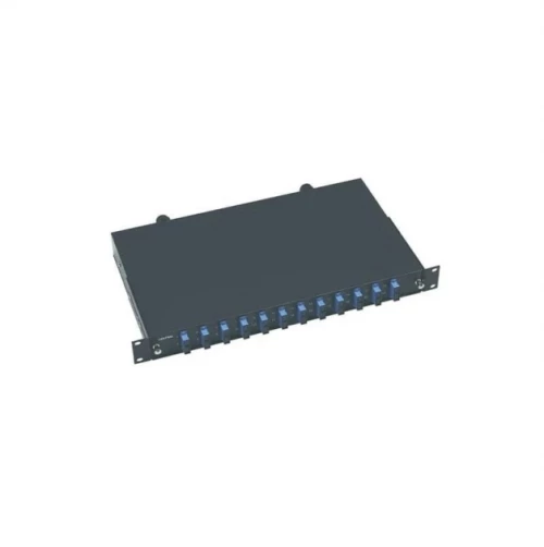 Οπτικό Patch Panel 19" LCAPC 8 Θυρών 1U PLUS Μαύρο 70-79-1302C Central 70-79-1302C Μαύρο