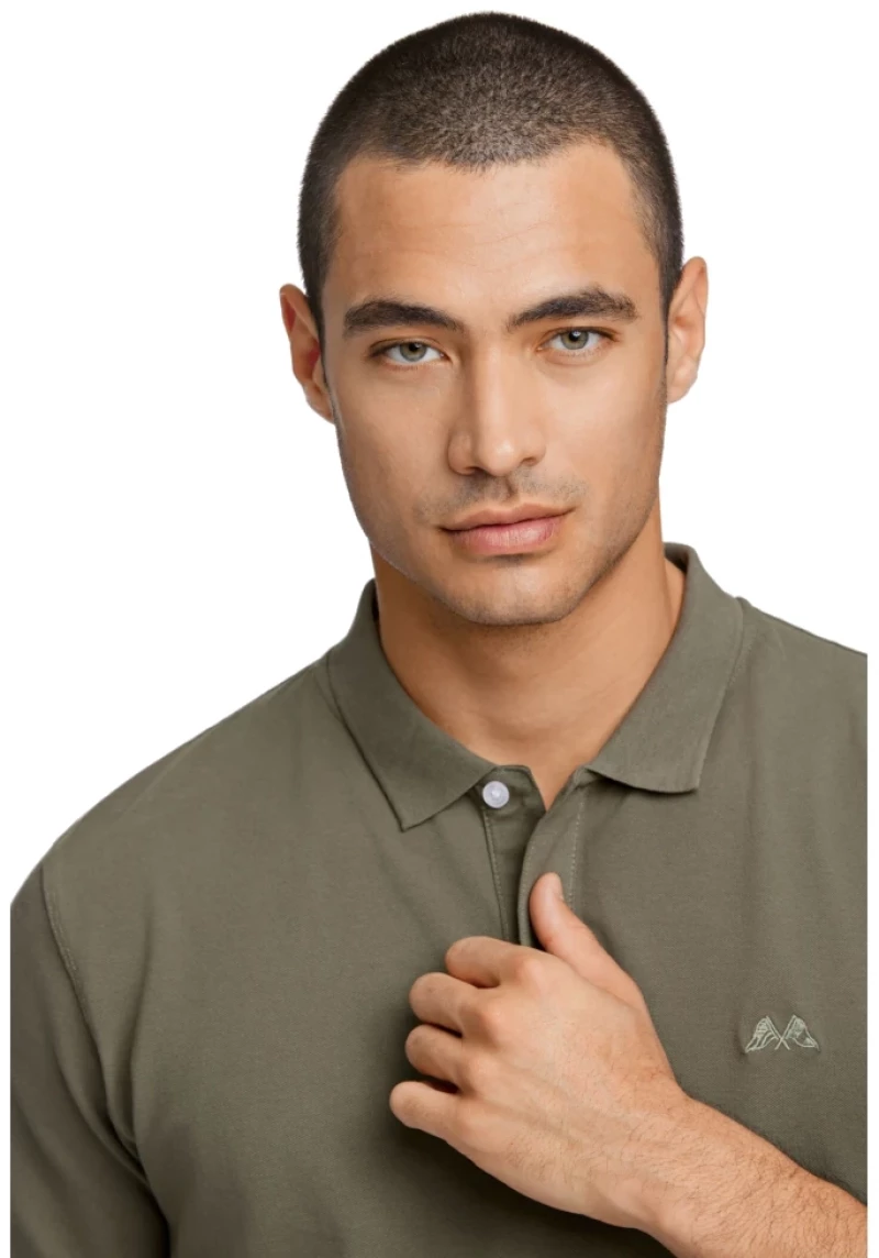 Lindbergh Men Polo Stretch Army