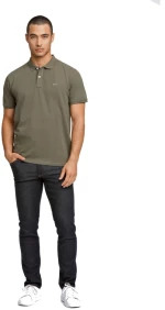 Lindbergh Men Polo Stretch Army