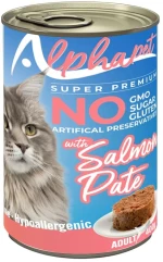 ALPHAPET CAT PATE SALMON 400GR