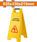 Προειδοποιητική πινακίδα κίτρινη Wet Floor WADFOW WYJ4A60