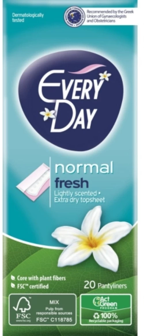 EveryDay Σερβιετάκια Fresh Normal 20τμχ