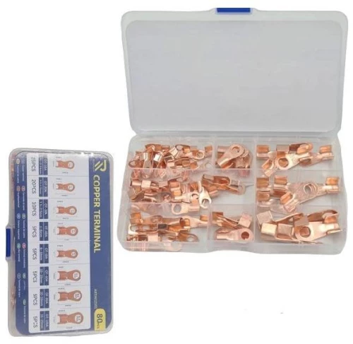 ΑΚΡΟΔΕΚΤΕΣ ΧΑΛΚΟΥ ΣΕΤ 80 ΤΕΜΑΧΙΑ