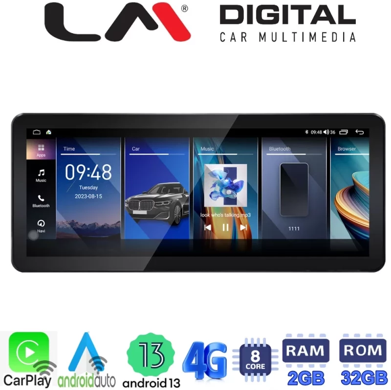 LM Digital - LM K210 GPS Οθόνη OEM Multimedia Αυτοκινήτου (CarPlay/AndroidAuto/BT/GPS/WIFI/GPRS) LM K210 GPS