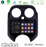 Clarion GL300 Series 4Core Android11 2+32GB Nissan Micra 2011-2014 Navigation Multimedia Tablet 9" Με Carplay & Android Auto U-GL3-NS0757