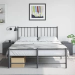 Κομοδίνα 2 τεμ. Ανθρακί 34,5 x 39 x 44 εκ. από Χάλυβα Ανθρακί 841612