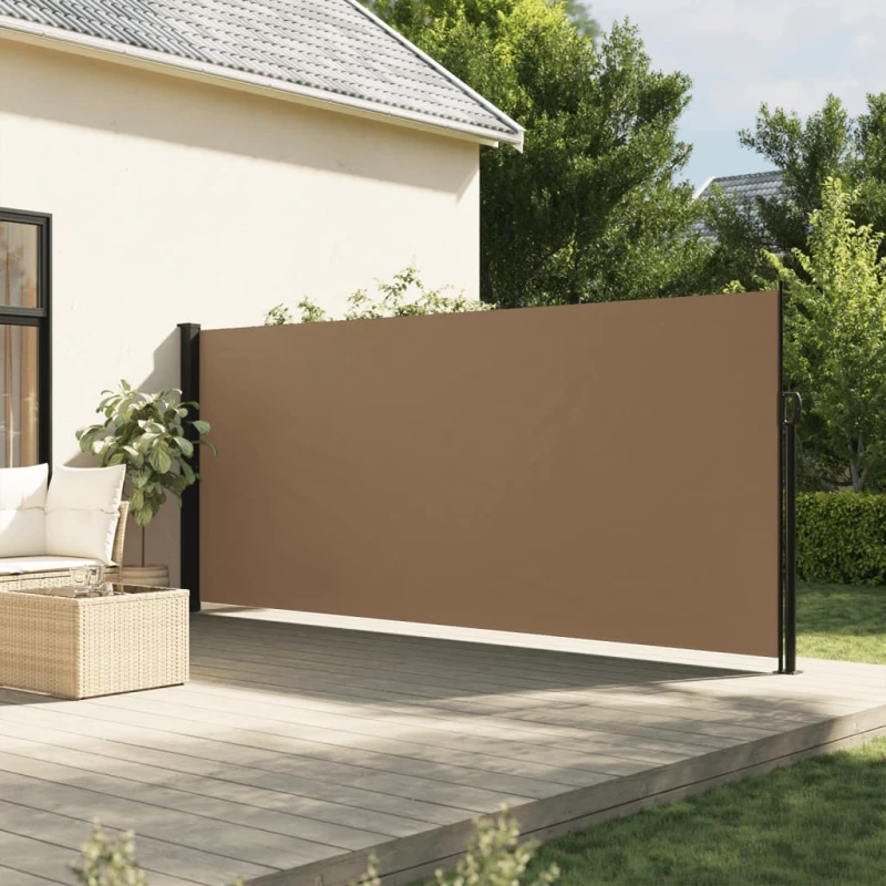 Σκίαστρο Πλαϊνό Συρόμενο Taupe 180 x 500 εκ. μπεζ-γκρι 4004454
