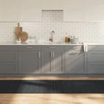 Χαλί Ορθογώνιο Γκρι 80 x 300 εκ. Μπαμπού Γκρι 376916