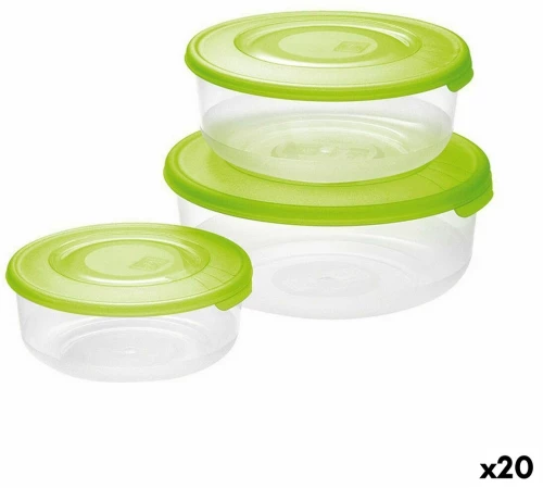 Σετ με Κυτία Γεύματος Tontarelli Family Στρογγυλή 3 Τεμάχια (20 Μονάδες) S2232338