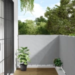 Περίφραξη Κήπου Προστατευτική Γκρι 500x120 εκ. από PVC Γκρι 4005494