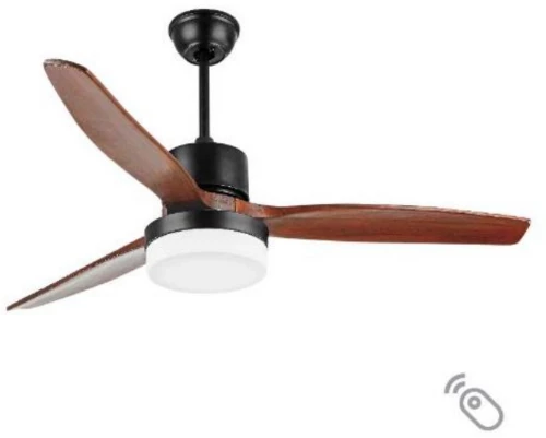 Lineme Ανεμιστήρας Οροφής 130cm με Φως και Τηλεχειριστήριο Καφέ 02-00194