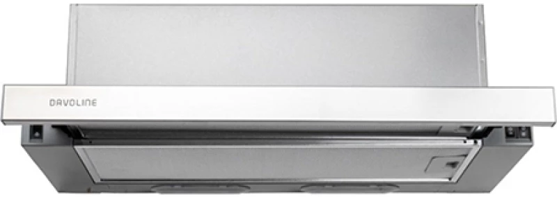 Davoline Delta 060 GR- Απορροφητήρας συρόμενος 60cm - Γκρι/Inox