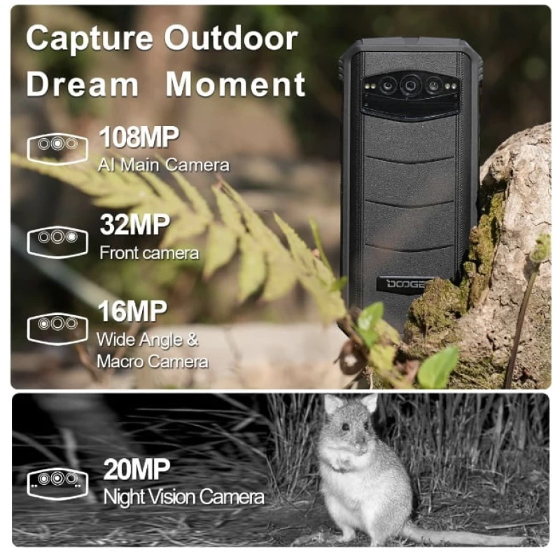 Doogee S100 (12GB/256GB) Μαύρο