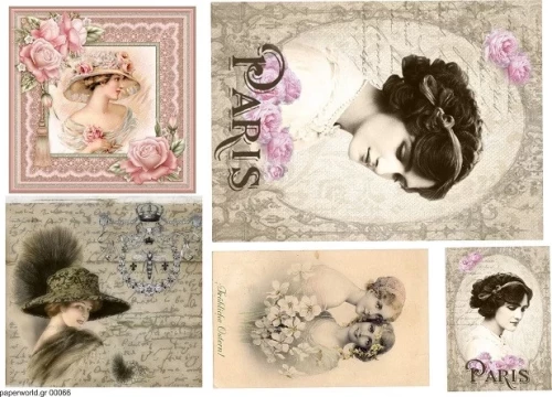 Χαρτί DECOUPAGE A3 PAPERWORLD 0066