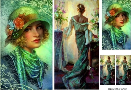 Χαρτί DECOUPAGE A3 PAPERWORLD 0132