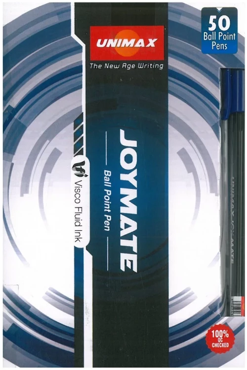 Στυλό UNIMAX JOYMATE μπλε κουτί 50 τεμαχίων