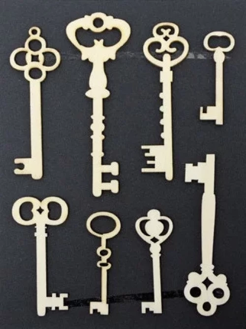 Ξύλινα διακοσμητικά στοιχεία KEYS