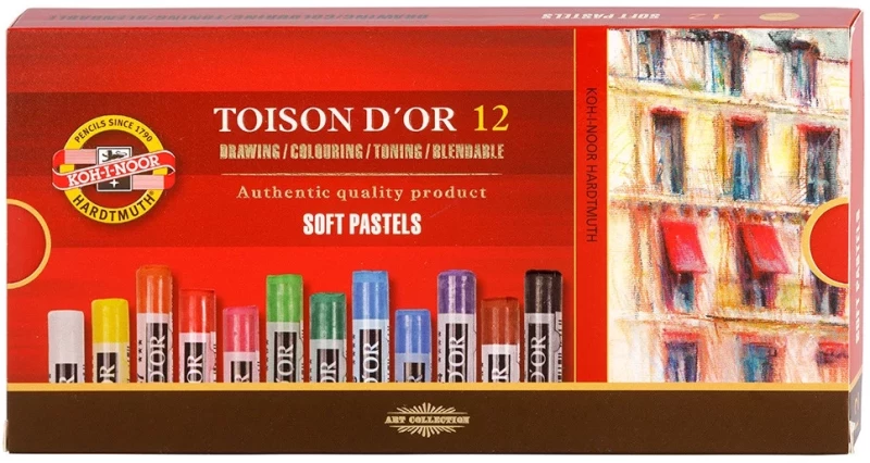 SOFT PASTELS KOH-I-NOOR 851212, σετ 12 τεμαχίων, 360496