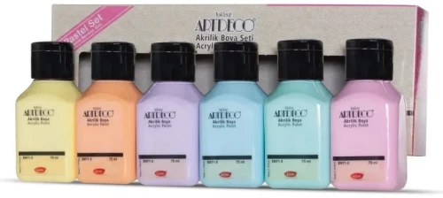 Ακρυλικά χρώματα ARTDECO Pastel 6x75ml