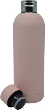 Θερμός Ανοξείδωτο Σε Ροζ Ματ Χρώμα Soft Touch 500ml