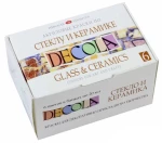 Χρώματα για γυαλί και πορσελάνη DECOLA σετ 6x20ml