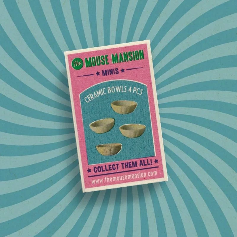 The Mouse Mansion μπολ μινιατούρες