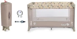 Moni Safari Παρκοκρέβατο Beige 125x65cm