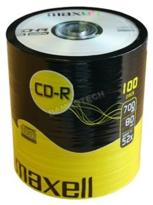 MAXELL CD-R 80min 700mb 52x 100 Spindle (CD0099)