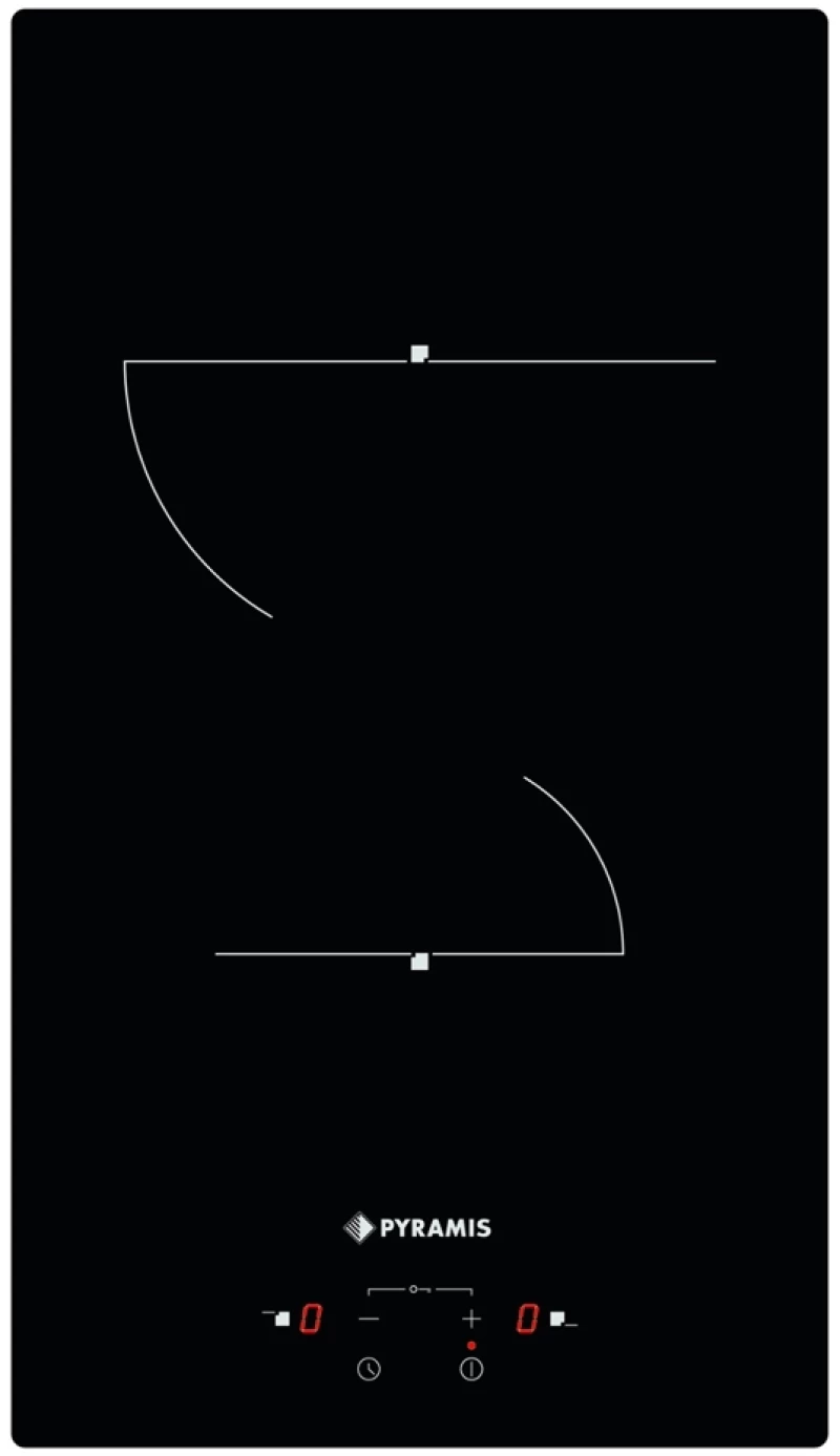 Pyramis Κεραμική Εστία Αφής χωρίς Πλαίσιο PHC31210FMB Domino(174020010)(Made in GREECE)