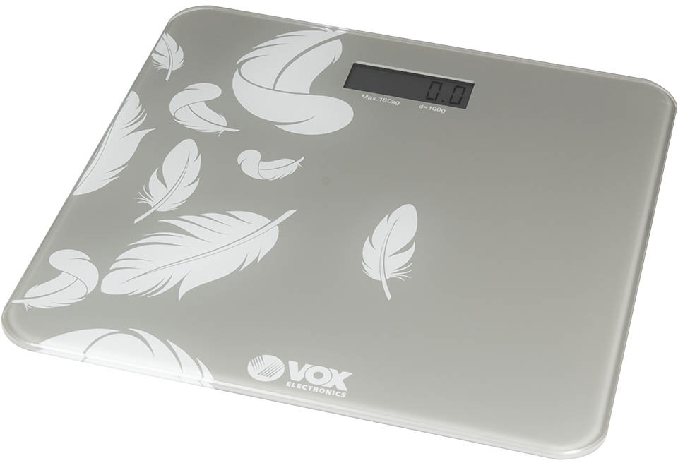 Vox Electronics PW-436-02 Ψηφιακή Ζυγαριά Μπάνιου σε Γκρι χρώμα