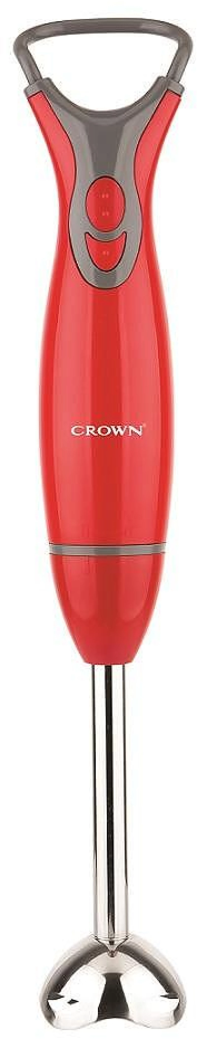 Crown GR-2510 Ραβδομπλέντερ με Ανοξείδωτη Ράβδο 400W Κόκκινο