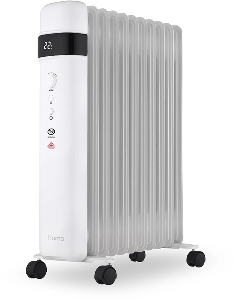 Homa HF-25D Καλοριφέρ Λαδιού με 11 Φέτες & οθόνη 2500W