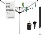 Brabantia 90300255 Lift-Matic Advance Πτυσσόμενη Απλώστρα Δαπέδου 60m