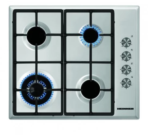 Heinner HBH-S584WI-IX Εστία Αερίου Αυτόνομη 58x51cm Inox