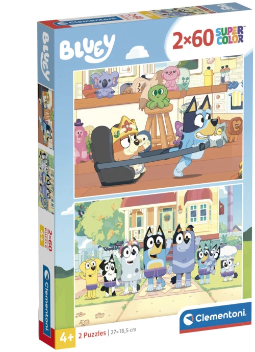 Bluey puzzle 2x60pcs