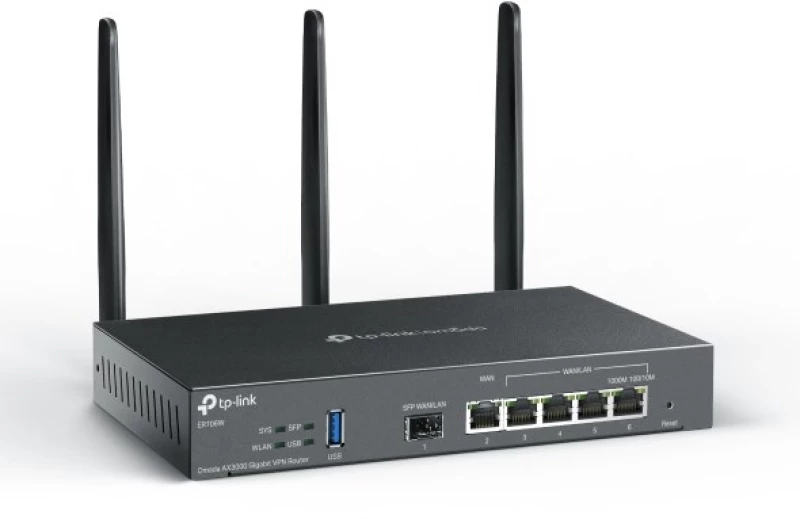 TP-Link ER706W wireless router Gigabit Ethernet Dual-band (2.4 GHz / 5 GHz) Black