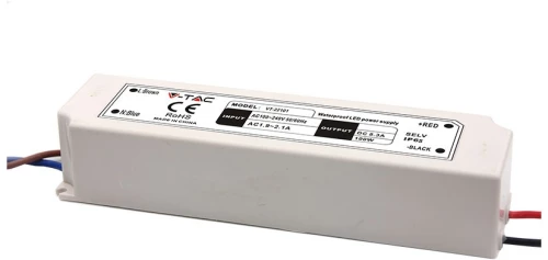 V-TAC Τροφοδοτικό Μεταλλκό IP65 DC:24V 100W 3101