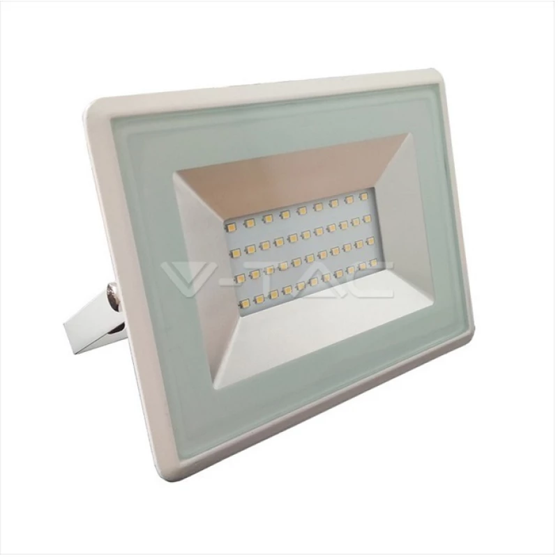 V-TAC Προβολέας Led 30W SMD E-SERIES 2550lm Άσπρο Σώμα Ζεστό Λευκό 5955