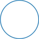 Amila Χούλα-Χουπ 60cm - Φ18mm - 155gr, Μπλε  48166