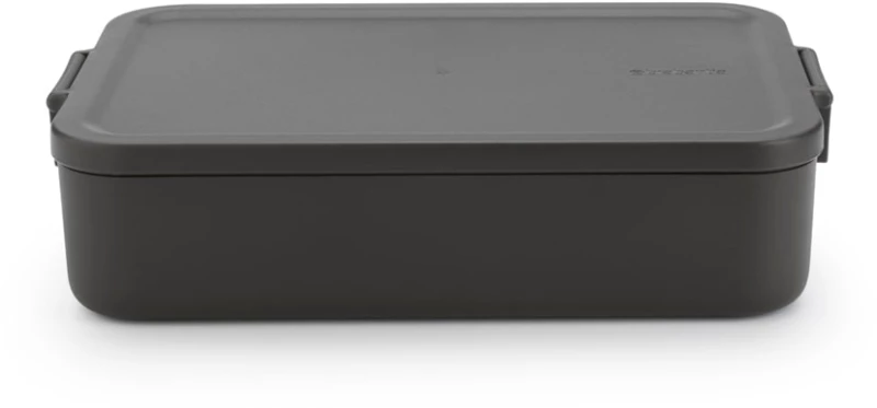 Brabantia 1006287 Δοχείο Φαγητού Πλαστικό Make&Take 2L, Dark Grey