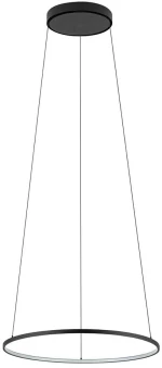 Φωτιστικό Κρεμαστό Nowodvorski Circolo LED S 10813 Μαύρο Ματ (3000K)