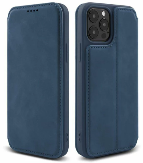 SAMSUNG G996B Galaxy S21 Plus - ΘΗΚΗ BOOK STYLE VINTAGE ΜΑΓΝΗΤΙΚΗ ΜΠΛΕ